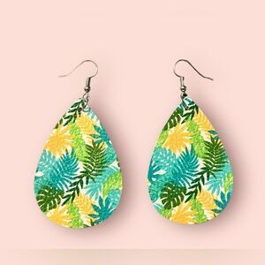 3/ $15 Brand New Faux Leather Earrings